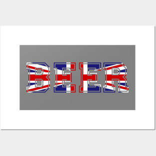 Union Jack (UK) Beer Flag Posters and Art